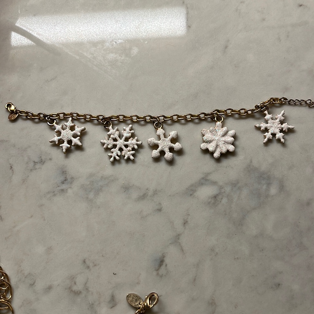 Snowflake Charm Bracelet